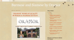 Desktop Screenshot of oramorkittens.com
